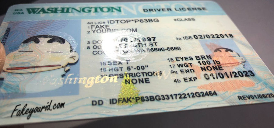 Washington Scannable Fake ID插图2