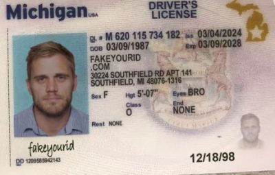 Michigan Scannable Fake ID