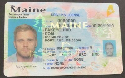 Maine Scannable Fake ID
